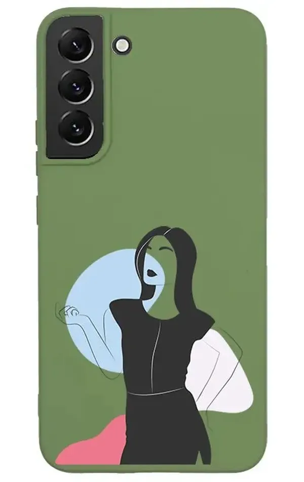 Samsung Galaxy S22 Plus Lansman Kılıf - Art Woman 1