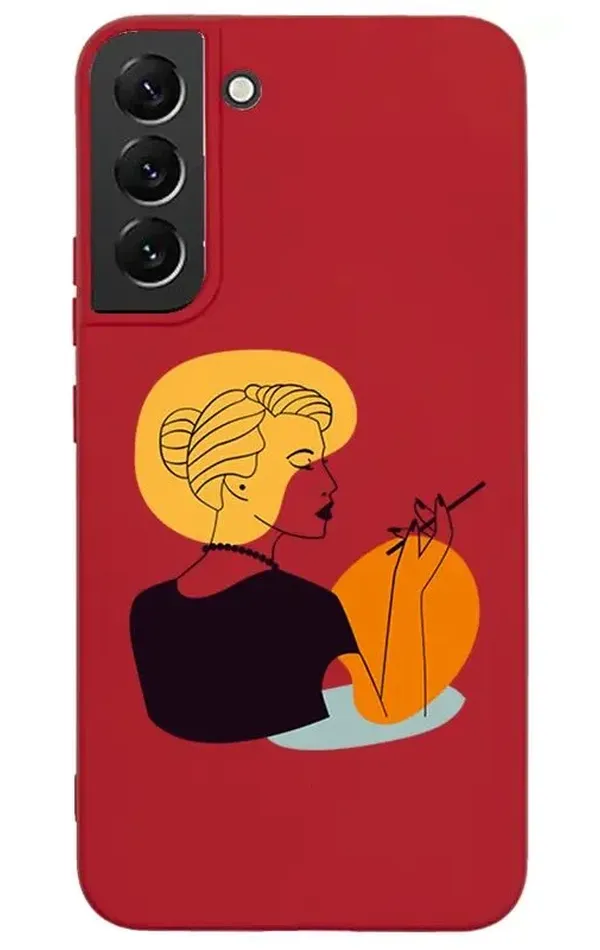 Samsung Galaxy S22 Plus Lansman Kılıf - Art Woman 2