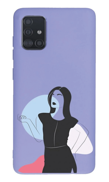 Samsung Galaxy A71 Lansman Kılıf - Art Woman 1