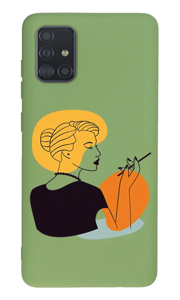 Samsung Galaxy A71 Lansman Kılıf - Art Woman 2