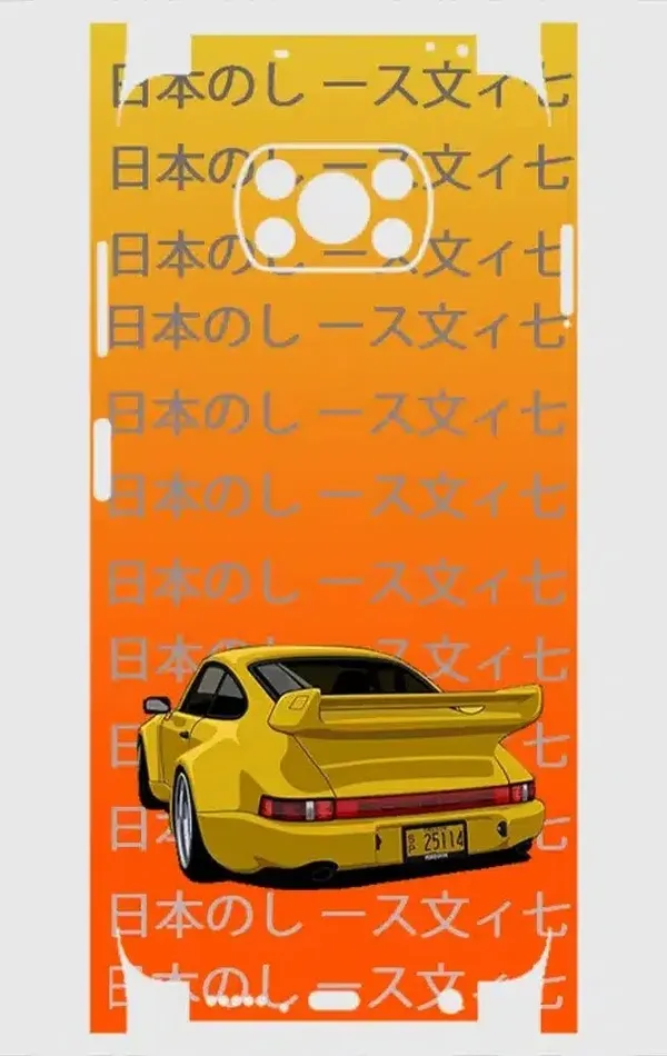 Xiaomi Poco X3 Pro Telefon Kaplama - Porsche 911 JDM