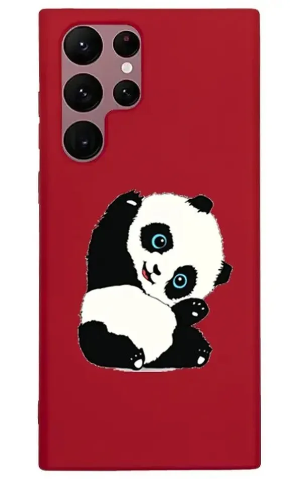 Samsung Galaxy S22 Ultra Lansman Kılıf - Pandas