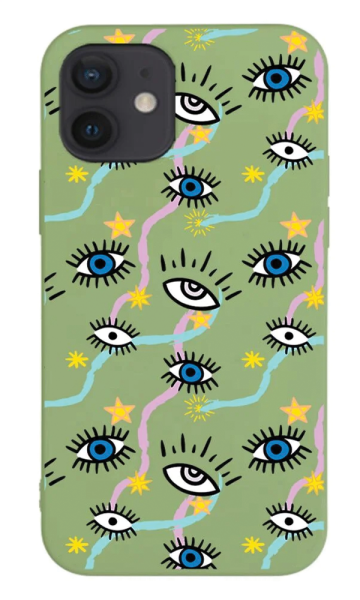 iPhone 12 Mini Lansman Kılıf - Eyes