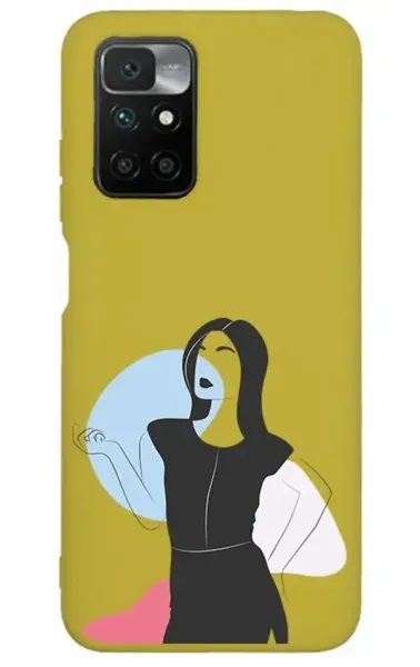 Xiaomi Redmi 10 Lansman Kılıf - Art Woman 1