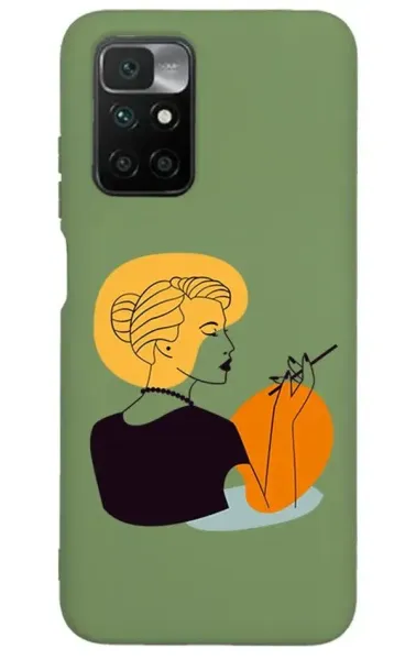 Xiaomi Redmi 10 Lansman Kılıf - Art Woman 2