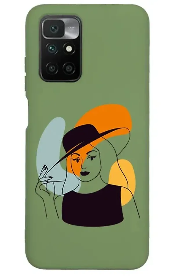 Xiaomi Redmi 10 Lansman Kılıf - Art Woman 4