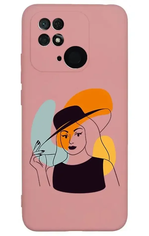 Xiaomi Redmi 10C Lansman Kılıf - Art Woman 4