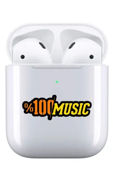 AirPods 1-2. Nesil Şeffaf Kılıf - 0Music