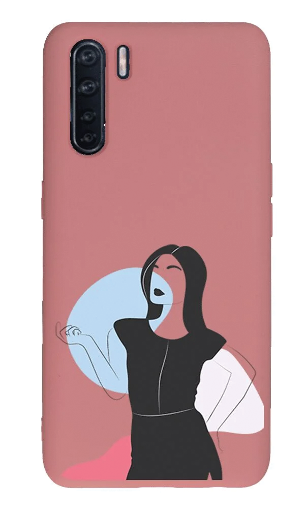 Oppo A91 Lansman Kılıf - Art Woman 1