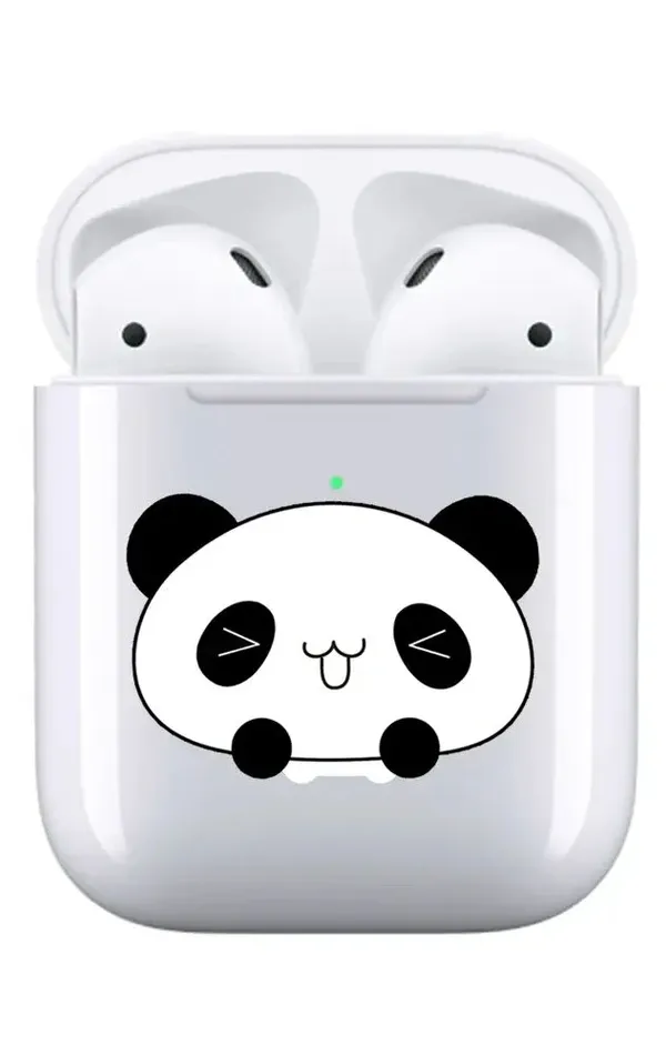 AirPods 1-2. Nesil Şeffaf Kılıf - Bebe Panda