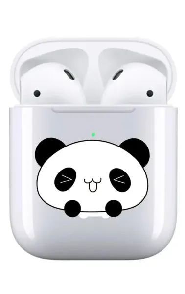 AirPods 1-2. Nesil Şeffaf Kılıf - Bebe Panda