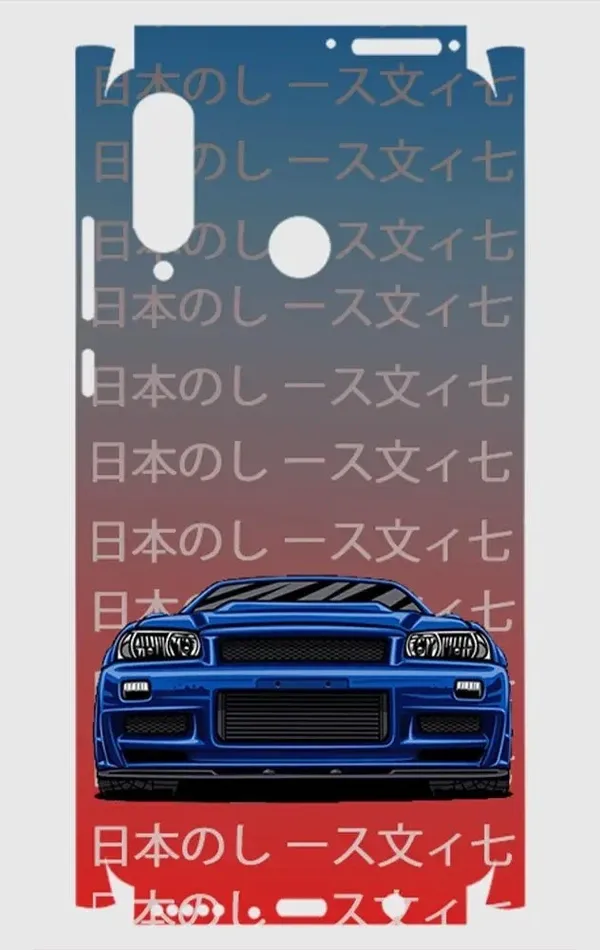 Huawei P30 Lite Telefon Kaplama - Skyline R34 JDM 2