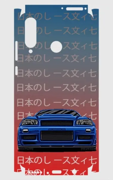 Huawei P30 Lite Telefon Kaplama - Skyline R34 JDM 2