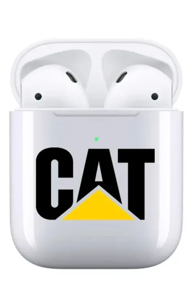 AirPods 1-2. Nesil Şeffaf Kılıf - Caterpillar