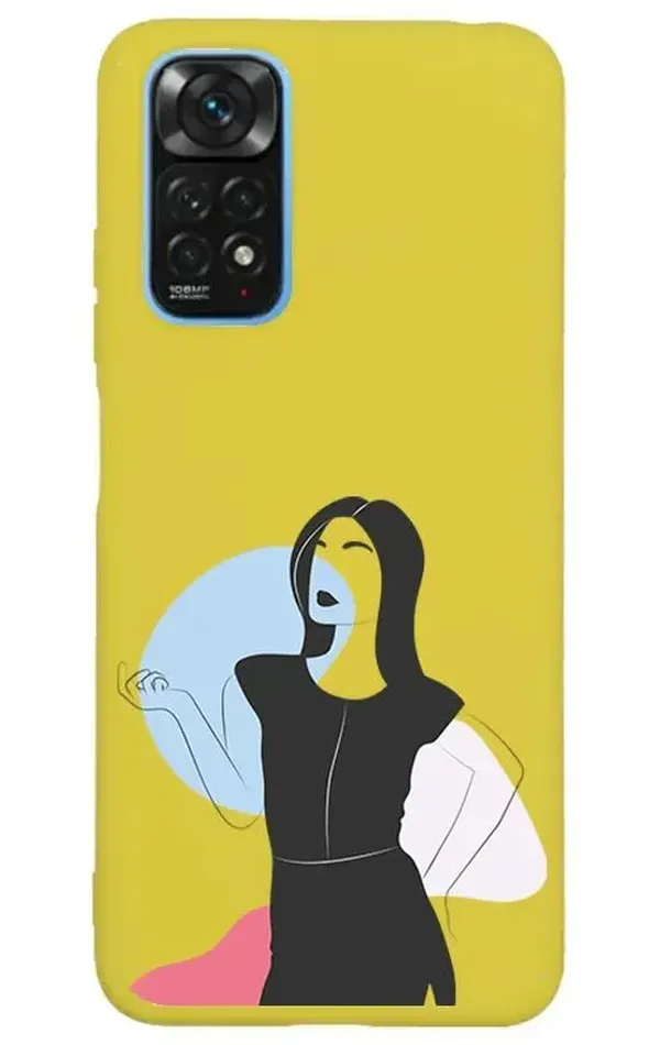 Xiaomi Redmi Note 11 Lansman Kılıf - Art Woman 1