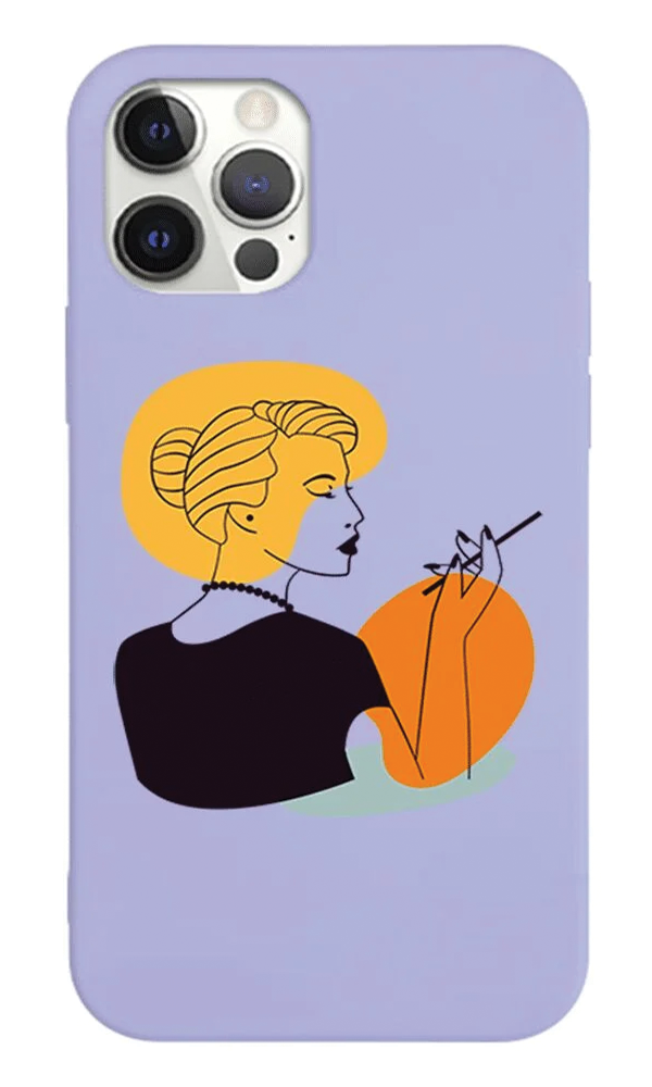 iPhone 12 Pro Lansman Kılıf - Art Woman 2