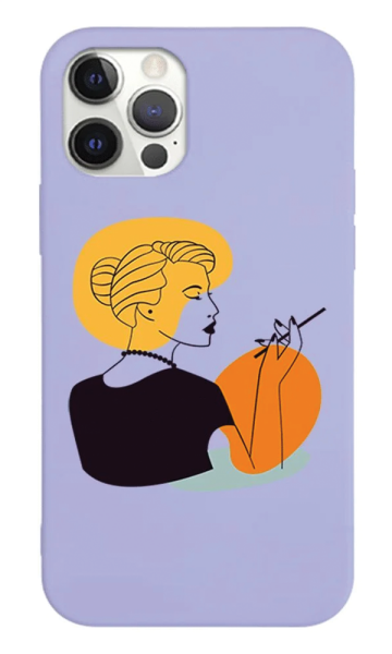 iPhone 12 Pro Lansman Kılıf - Art Woman 2