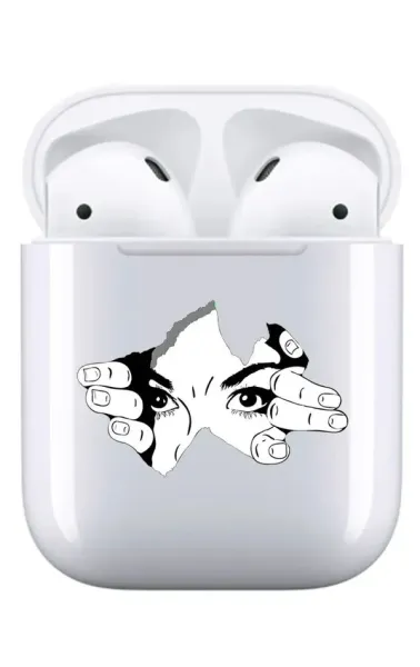 AirPods 1-2. Nesil Şeffaf Kılıf - Enigmatic