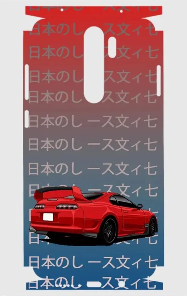 Xiaomi Redmi Note 8 Pro Telefon Kaplama - Supra MK4 JDM