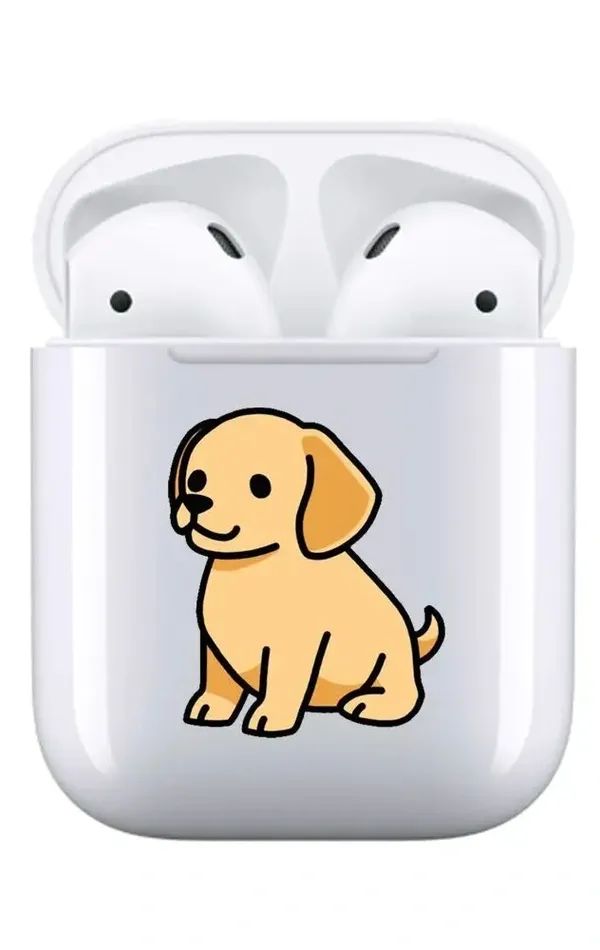 AirPods 1-2. Nesil Şeffaf Kılıf - Labrador