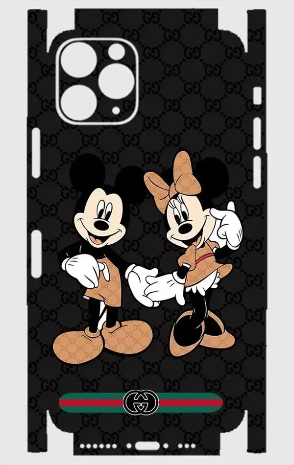 iPhone 11 Pro Max Telefon Kaplama - Mickey Çift