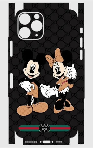 iPhone 11 Pro Max Telefon Kaplama - Mickey Çift