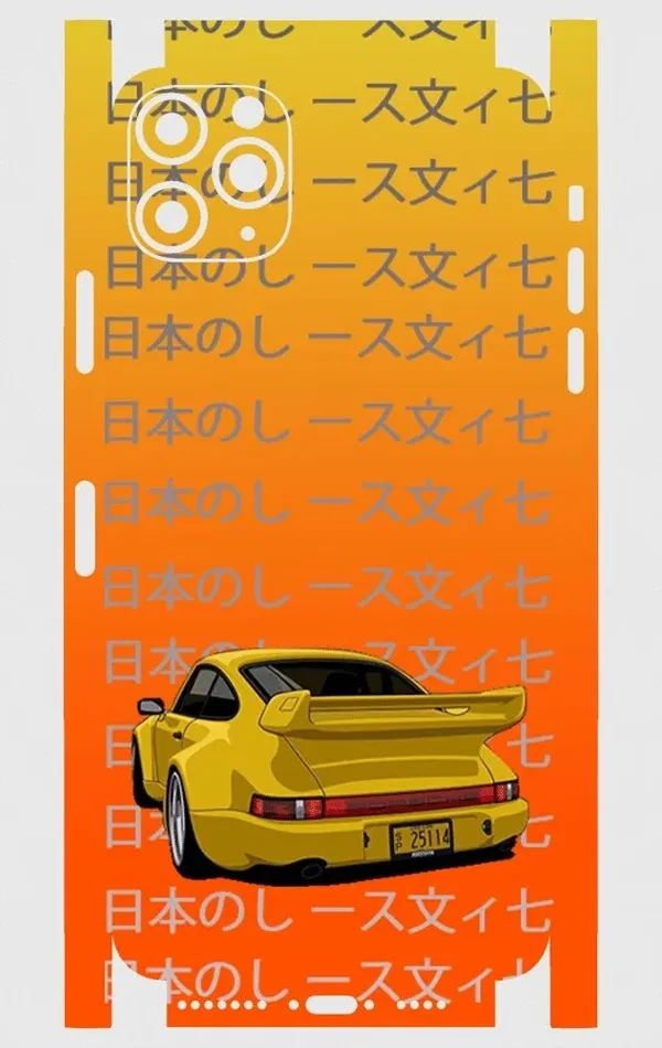 iPhone 11 Pro Max Telefon Kaplama - Porsche 911 JDM