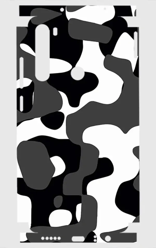 Xiaomi Redmi Note 8 Telefon Kaplama - Grey Camouflage