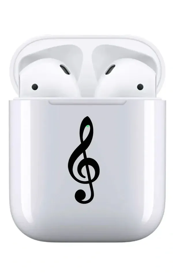 AirPods 1-2. Nesil Şeffaf Kılıf - Sol Anahtarı