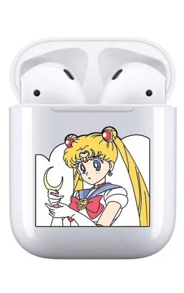 AirPods 1-2. Nesil Şeffaf Kılıf Ay