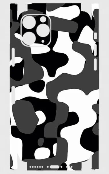 iPhone 11 Pro Telefon Kaplama - Grey Camouflage