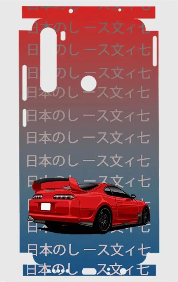 Xiaomi Redmi Note 8 Telefon Kaplama - Supra MK4 JDM