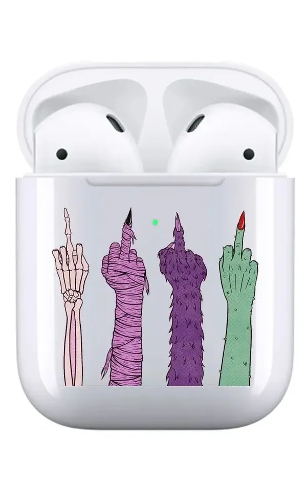 AirPods 1-2. Nesil Şeffaf Kılıf Fck