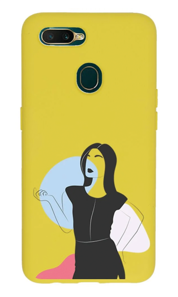 Oppo AX7 Lansman Kılıf - Art Woman 1