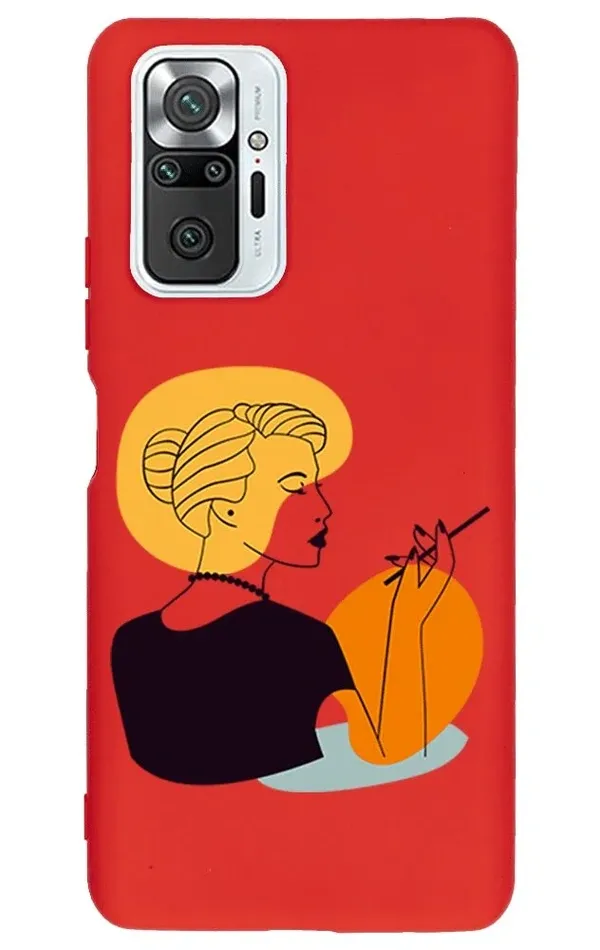 Xiaomi Redmi Note 10 Pro Max Lansman Kılıf - Art Woman 2