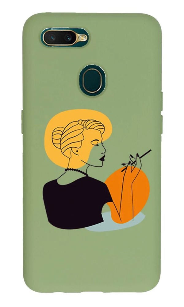 Oppo AX7 Lansman Kılıf - Art Woman 2