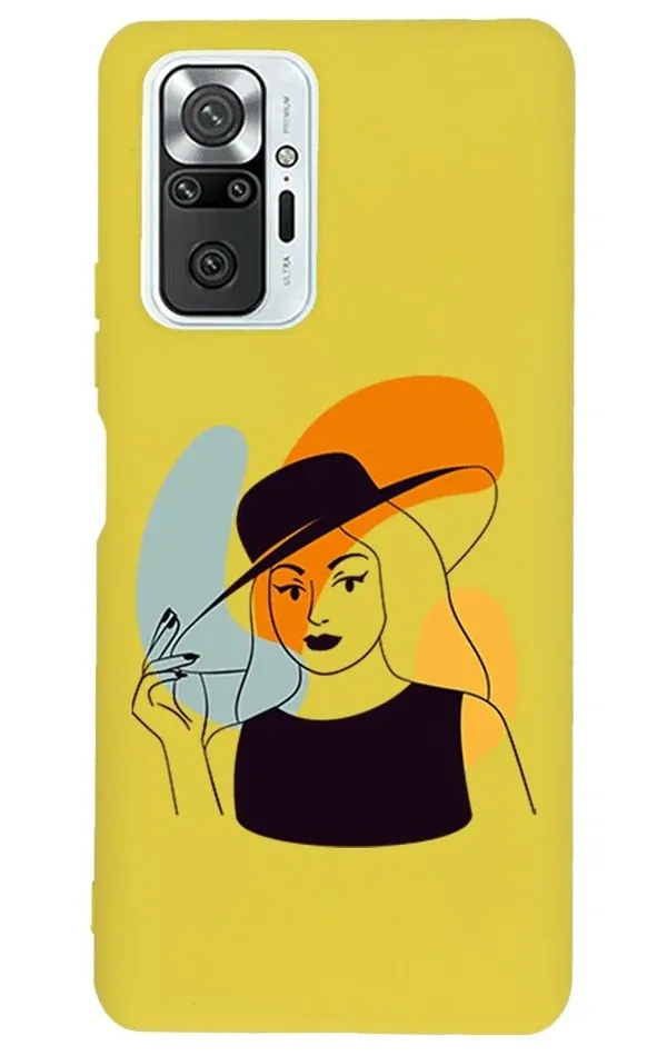 Xiaomi Redmi Note 10 Pro Max Lansman Kılıf - Art Woman 4