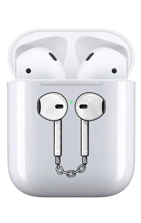 AirPods 1-2. Nesil Şeffaf Kılıf Kulaklık