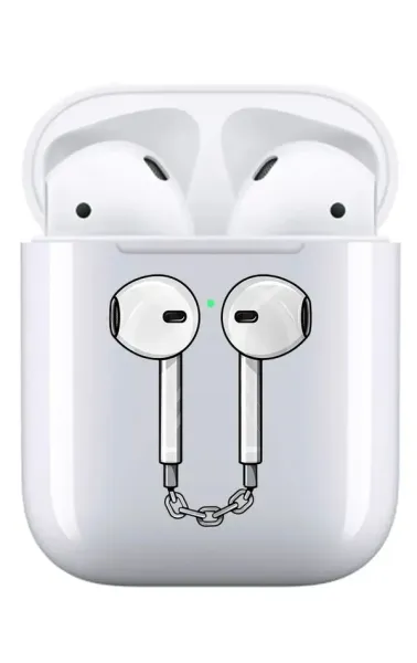 AirPods 1-2. Nesil Şeffaf Kılıf Kulaklık