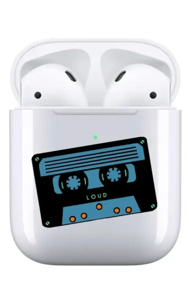 AirPods 1-2. Nesil Şeffaf Kılıf Loud