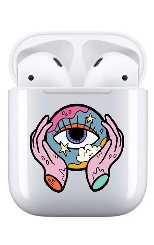 AirPods 1-2. Nesil Şeffaf Kılıf Meta