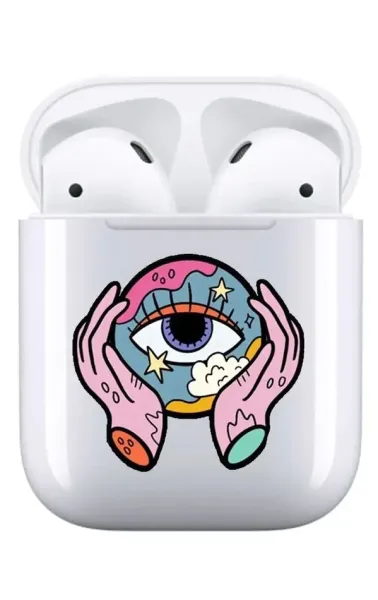 AirPods 1-2. Nesil Şeffaf Kılıf Meta