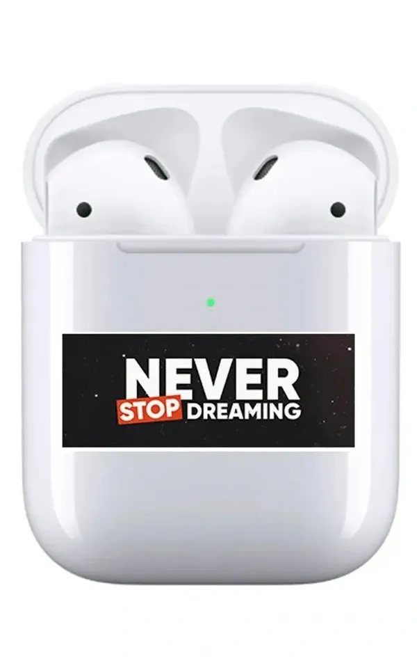 AirPods 1-2. Nesil Şeffaf Kılıf Never Stop