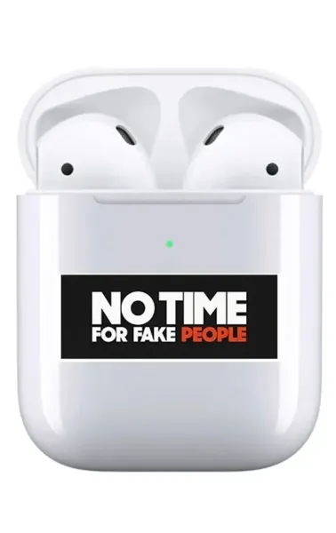 AirPods 1-2. Nesil Şeffaf Kılıf No Time