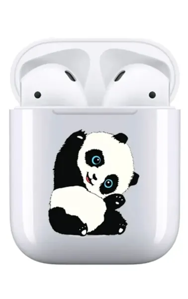 AirPods 1-2. Nesil Şeffaf Kılıf Panda