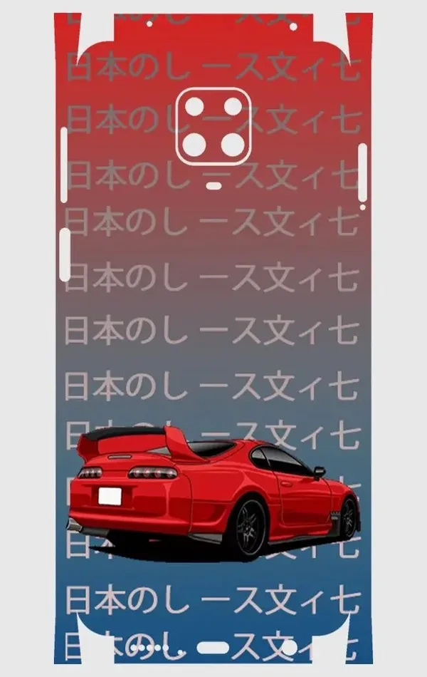 Xiaomi Redmi Note 9 Pro Telefon Kaplama - Supra MK4 JDM