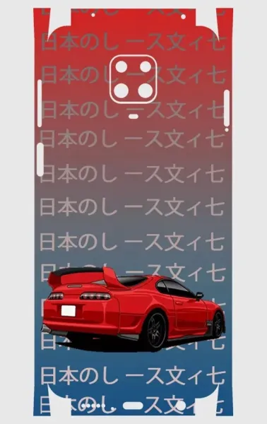 Xiaomi Redmi Note 9 Pro Telefon Kaplama - Supra MK4 JDM