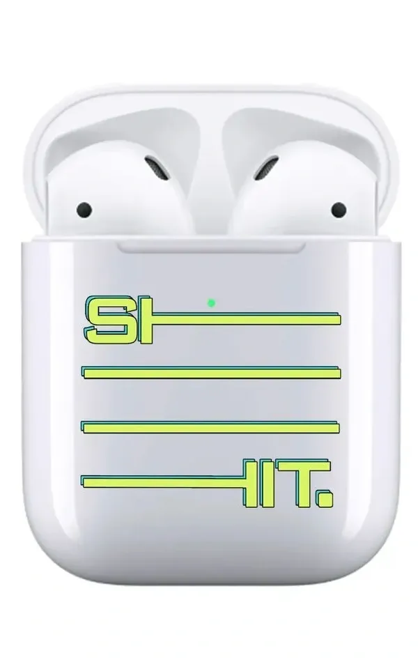 AirPods 1-2. Nesil Şeffaf Kılıf Shit