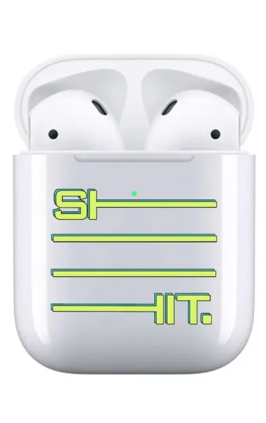 AirPods 1-2. Nesil Şeffaf Kılıf Shit