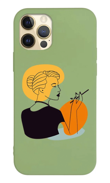 iPhone 12 Pro Max Lansman Kılıf - Art Woman 2